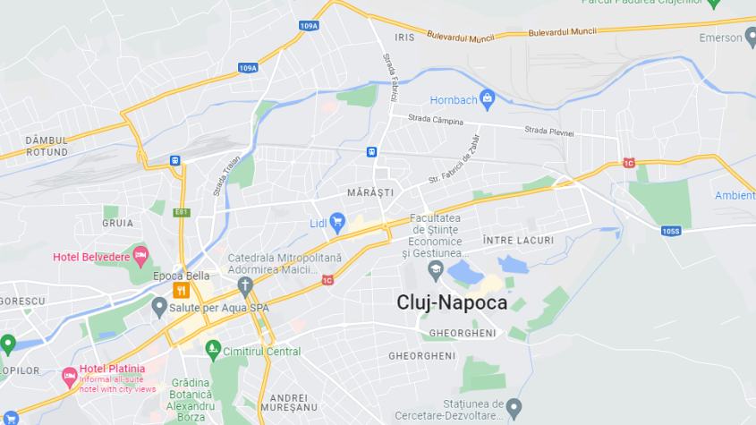 Meet Magento Romania 2024 Venue City Map